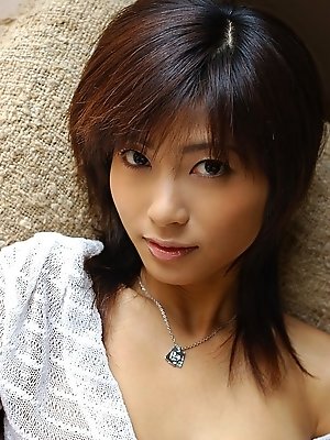 Rin Suzuka Asian model is adorable and shy but very hot for sex